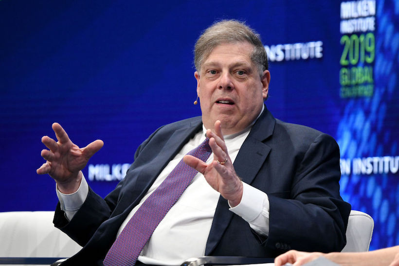 Mark Penn speaking on discussion panel