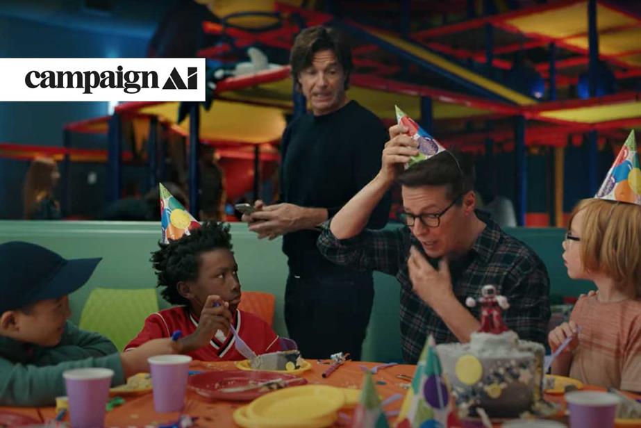 Verizon spot showing Jason Bateman at a children's party