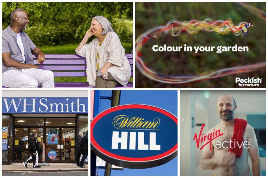 Clockwise from top left: Phoenix Group, Westland Horticulture, Virgin Active, William Hill and WHSmith