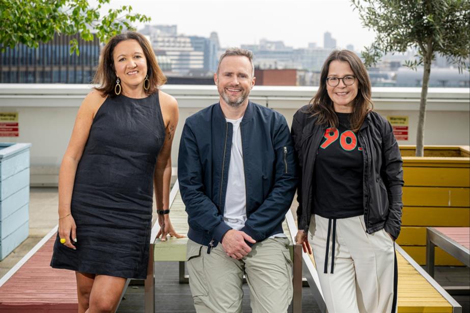 Larissa Vince, Andy Jex and Raquel Chicourel standing together