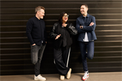 Common People Films: Melody Sylvester beside co-founders Tony Roberts and Ramy Dance 